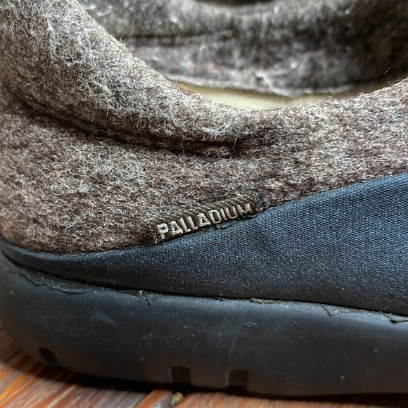 Palladium brand slip-on’s brown/black sz. 9 - Picture 9 of 11